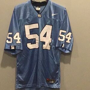 Nike university of North Carolina # 54 jersey Tar Heels